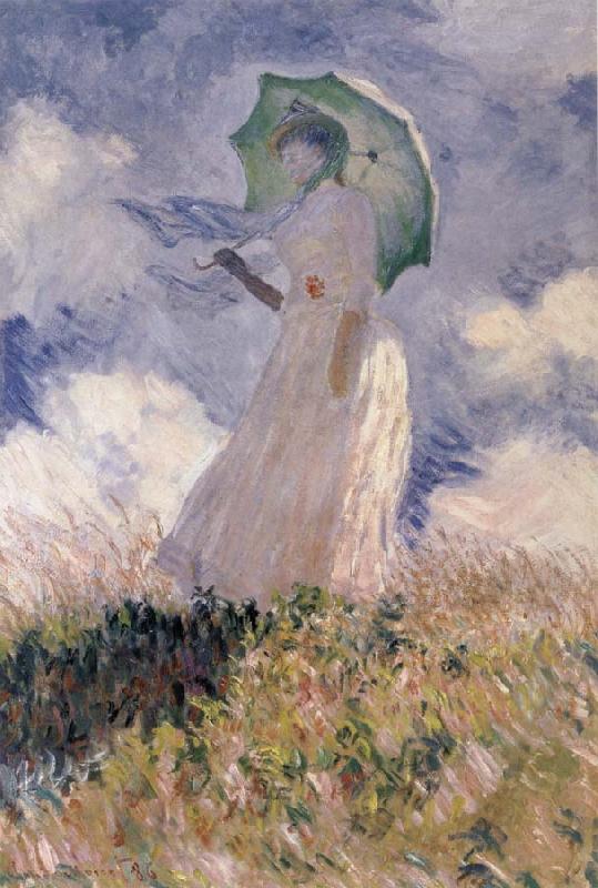Claude Monet Study of a Figure outdoors oil painting image